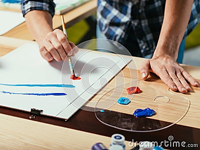 Artist inspiration learning art artistry skills Stock Photo