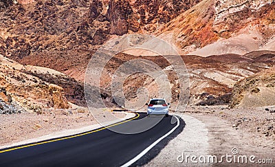 Artist`s Drive - Death Valley National Park Stock Photo