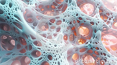 Artistic Abstract Background An abstract background composed of organic shapes resembling cellular structures Stock Photo