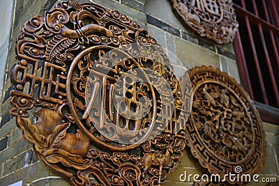 Artistic carving Stock Photo