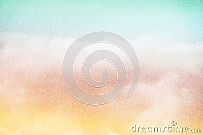 Artistic cloud and sky with gradient color Stock Photo