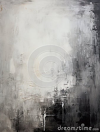 artistic concept features a unique and expressive abstract painting created with a palette knife. Stock Photo