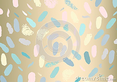 Artistic Confetti Pattern Vector Illustration