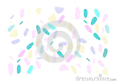 Artistic Confetti Pattern Vector Illustration