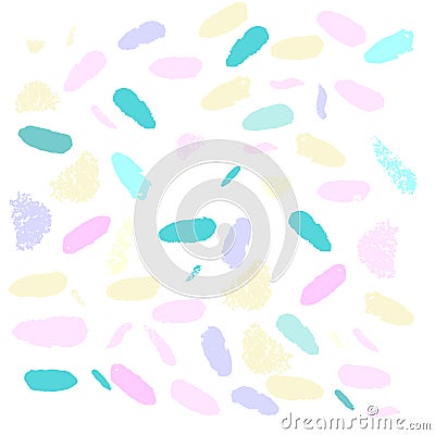 Artistic Confetti Pattern Vector Illustration