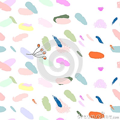 Artistic Confetti Seamless Stock Photo
