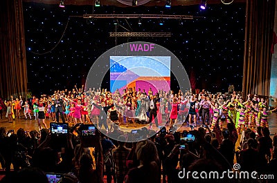 Artistic Dance European Championship WADF Editorial Stock Photo