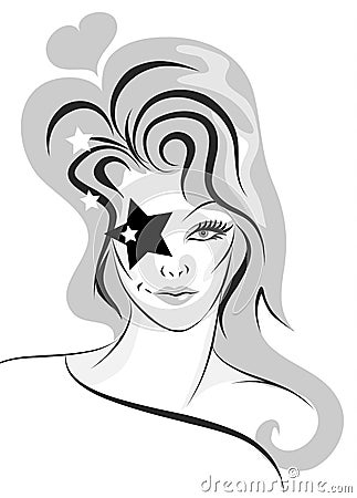 Artistic fashion Vector Illustration