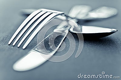 Artistic Flatware Stock Photo