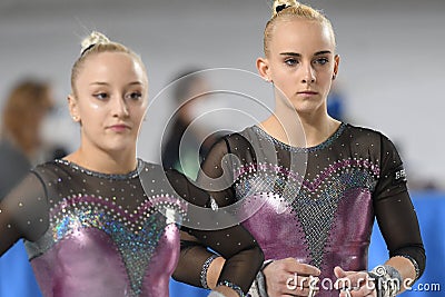 Artistic gymnastics - Italian Serie A Finale Six - Saturday Editorial Stock Photo