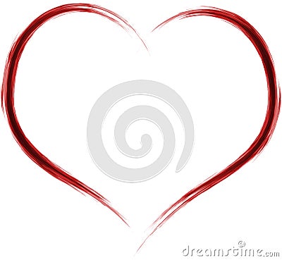 Artistic heart Vector Illustration