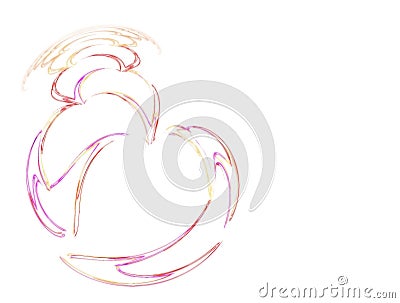 Artistic heart design Stock Photo