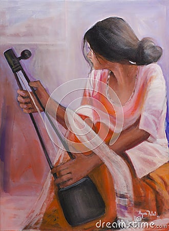 Gopichand Painting Stock Photo