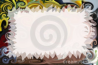 Artistic invitation Stock Photo