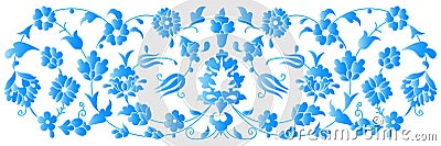 Artistic ottoman pattern series fourty five Vector Illustration