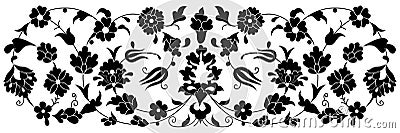 Artistic ottoman pattern series fourty one Vector Illustration