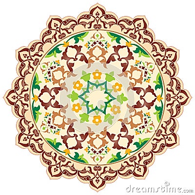 Artistic ottoman pattern series ninety six Vector Illustration