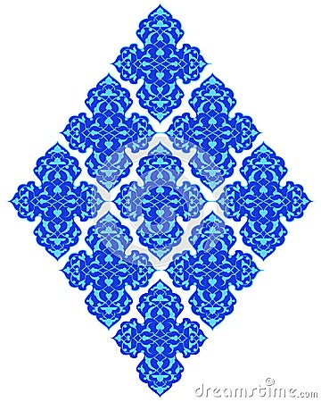 Artistic ottoman pattern series seventy six Vector Illustration