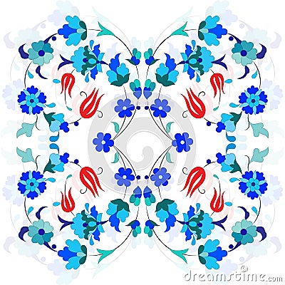 Artistic ottoman pattern series thirty four Vector Illustration