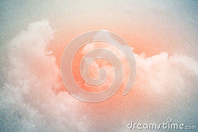 Artistic sky and cloud with gradient color and grunge texture Stock Photo