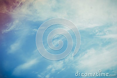 Artistic cloud and sky with grunge texture Stock Photo
