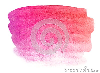 Artistic watercolor creative brush stroke Stock Photo