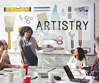 Artistry Craft Design Equipment Concept Stock Photo