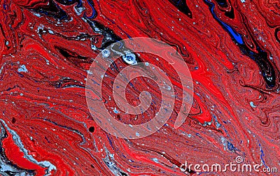 Artists abstract oil painting. Stock Photo