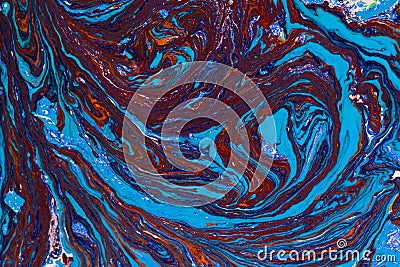 Artists abstract oil painting. Stock Photo