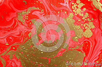 Artists abstract oil painting Stock Photo