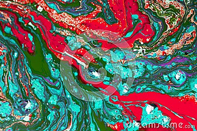 Artists abstract oil painting. Stock Photo