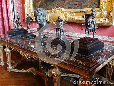 Arts and Architecture at Versailles Palace in Paris Europe Editorial Stock Photo