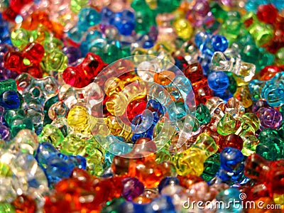 Arts and Crafts Beads Stock Photo