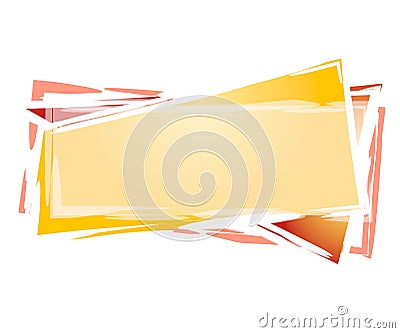 Artsy Rectangle Web Logo Stock Photo