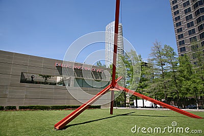 Artwork at the Dallas Museum of Art Editorial Stock Photo