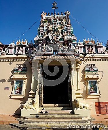 Arulmigu Sri Mahamariamman Temple Editorial Stock Photo