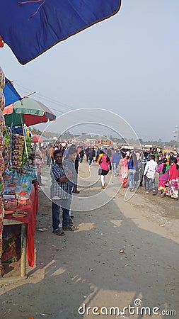 Arunachal pradesh in india ...there have more peoples come to see fair Editorial Stock Photo