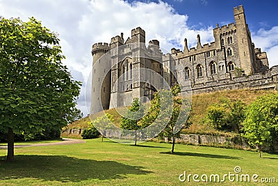 Arundel Castle, Arundel, West Sussex, England Stock Photo