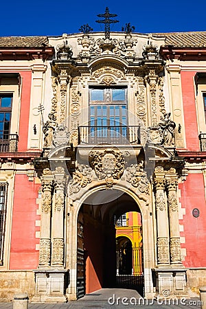 Arzobispal building in Seville Stock Photo