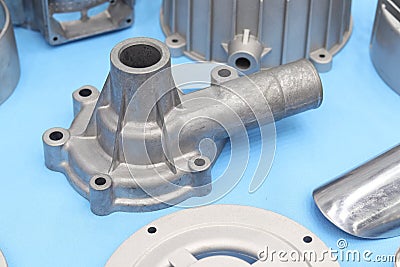 as cast aluminium die casting part Stock Photo