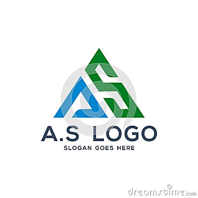 A.s logo concep, initial As illustration Cartoon Illustration