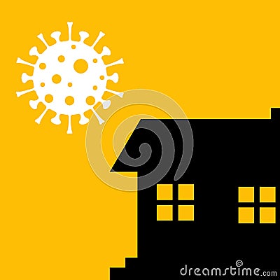 WORK FROM HOME CORONAVIRUS Stock Photo