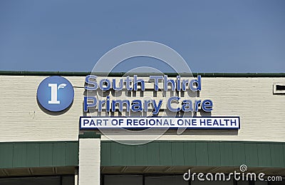 South Third Primary Care, Memphis, TN Editorial Stock Photo