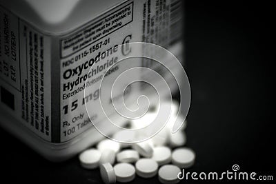 Oxycodone Hydrochloride Opioids Editorial Stock Photo