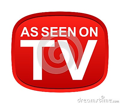 As seen on tv Vector Illustration