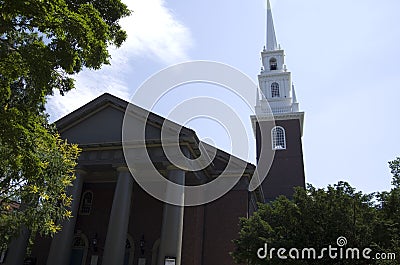 The Memorial Church, Harvard University Editorial Stock Photo