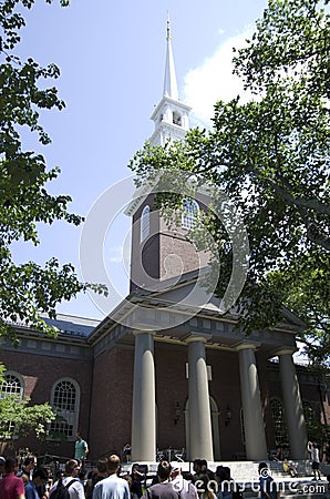 The Memorial Church, Harvard University Editorial Stock Photo