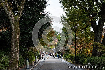 Asagiri Street Along Uji River Scenery Editorial Stock Photo