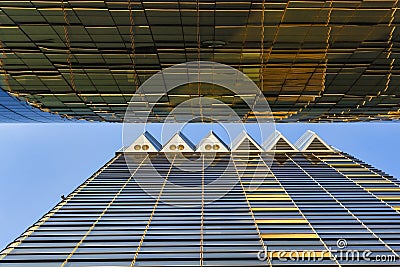 Asahi Beer tower in Sumida district in Tokyo, Japan Stock Photo