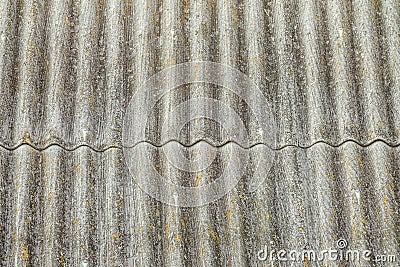 Asbestos cement sheets Stock Photo